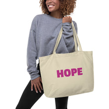 Cargar imagen en el visor de la galería, Hope Large organic tote bag