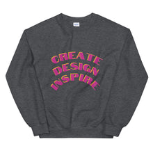 Cargar imagen en el visor de la galería, Create Design Inspire Unisex Sweatshirt