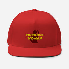 Cargar imagen en el visor de la galería, Virtuous Woman Flat Bill Cap