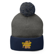 Load image into Gallery viewer, Man of Valor Pom-Pom Beanie