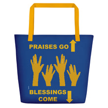 Load image into Gallery viewer, Praises Up Beach Bag