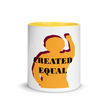 Cargar imagen en el visor de la galería, Created Equal Mug with Color Inside