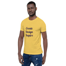 Load image into Gallery viewer, Create Design Inspire - Unisex T-Shirt