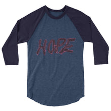 Cargar imagen en el visor de la galería, Hope 3/4 sleeve raglan shirt