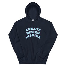 Cargar imagen en el visor de la galería, Create Design Inspire Unisex Hoodie