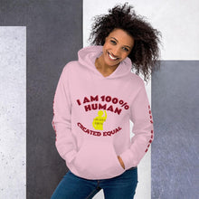 Cargar imagen en el visor de la galería, 100% Human Unisex Hoodie - Shannon Alicia LLC