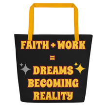 Load image into Gallery viewer, Faith + Work Beach Bag