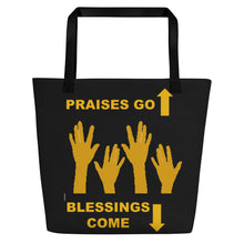 Load image into Gallery viewer, Praises Up Beach Bag