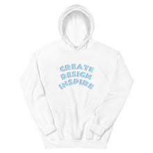 Cargar imagen en el visor de la galería, Create Design Inspire Unisex Hoodie