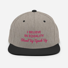 Load image into Gallery viewer, I Believe In Equality Snapback Hat
