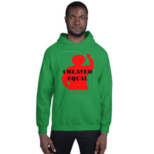 Load image into Gallery viewer, Created Equal Unisex Hoodie