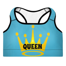 Load image into Gallery viewer, Queen Padded Sports Bra