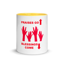 Load image into Gallery viewer, Praises Up Mug with Color Inside