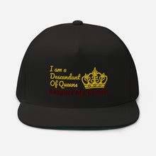 Load image into Gallery viewer, Queen Flat Bill Cap