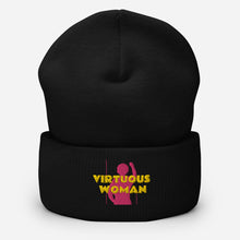 Cargar imagen en el visor de la galería, Virtuous Woman Cuffed Beanie