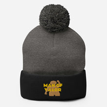 Load image into Gallery viewer, Man of Valor Pom-Pom Beanie