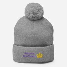 Load image into Gallery viewer, Queen Pom-Pom Beanie