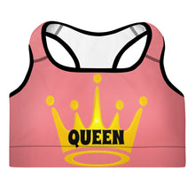 Load image into Gallery viewer, Queen Padded Sports Bra