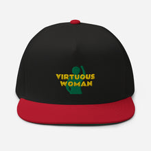 Cargar imagen en el visor de la galería, Virtuous Woman Flat Bill Cap