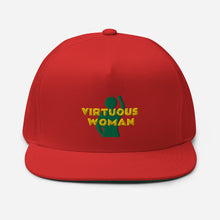 Cargar imagen en el visor de la galería, Virtuous Woman Flat Bill Cap