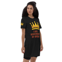 Cargar imagen en el visor de la galería, Queen Organic cotton t-shirt dress