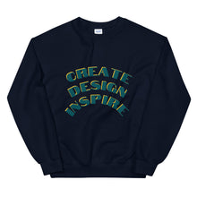 Cargar imagen en el visor de la galería, Create Design Inspire Unisex Sweatshirt