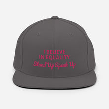Load image into Gallery viewer, I Believe In Equality Snapback Hat