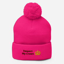 Load image into Gallery viewer, Queen Pom-Pom Beanie