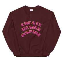 Cargar imagen en el visor de la galería, Create Design Inspire Unisex Sweatshirt