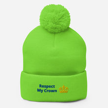 Load image into Gallery viewer, Queen Pom-Pom Beanie