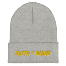 Cargar imagen en el visor de la galería, Faith + Work Cuffed Beanie