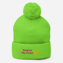 Load image into Gallery viewer, Queen Pom-Pom Beanie