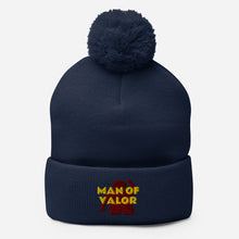 Load image into Gallery viewer, Man of Valor Pom-Pom Beanie