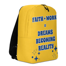 Load image into Gallery viewer, Faith + Work Minimalist Backpack