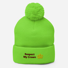 Load image into Gallery viewer, Queen Pom-Pom Beanie