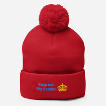 Load image into Gallery viewer, Queen Pom-Pom Beanie