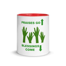 Load image into Gallery viewer, Praises Up Mug with Color Inside