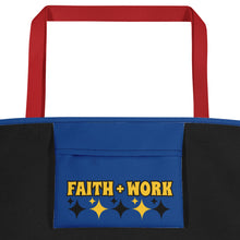 Load image into Gallery viewer, Faith + Work Beach Bag
