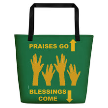 Load image into Gallery viewer, Praises Up Beach Bag
