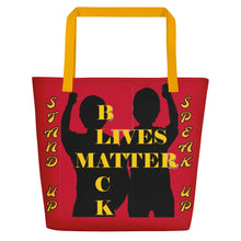 Load image into Gallery viewer, Black Lives Matter Beach Bag - Shannon Alicia LLC