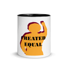 Cargar imagen en el visor de la galería, Created Equal Mug with Color Inside