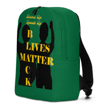 Load image into Gallery viewer, Black Lives Matter Minimalist Backpack