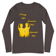 Load image into Gallery viewer, Pray Up-Stand Up-Speak Up Unisex Long Sleeve Tee - Shannon Alicia LLC