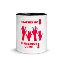 Load image into Gallery viewer, Praises Up Mug with Color Inside