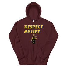 Load image into Gallery viewer, Respect My Life Unisex Hoodie
