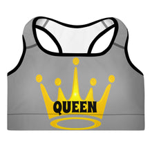 Load image into Gallery viewer, Queen Padded Sports Bra