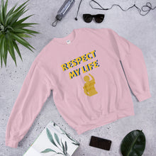 Load image into Gallery viewer, Respect My Life Unisex Sweatshirt