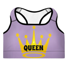 Load image into Gallery viewer, Queen Padded Sports Bra
