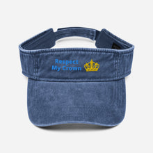 Load image into Gallery viewer, Queen Denim visor