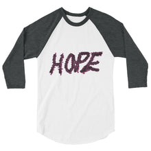 Cargar imagen en el visor de la galería, Hope 3/4 sleeve raglan shirt